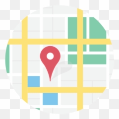 Vector Clip Art Of Location - Map Icon Flat Png Emoji