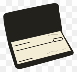 Checkbook In A Case Vector Image - Check Book Png Emoji,Check Mark Emoji