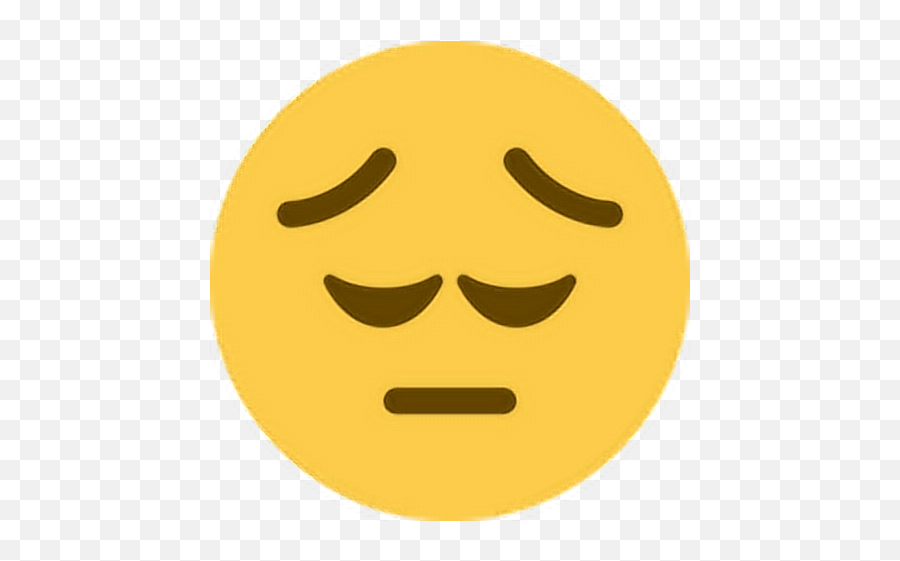 Sad Unhappy Upset Disappointed Emoji Emoticon Face Expr - Disappointed Emoji,Upset Emoji
