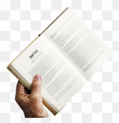 Open Book Hand Foreground Background - Life Emoji