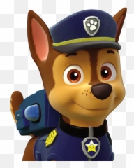 Kids Room Wall Decals Decor - Chase Paw Patrol Png Emoji,Moyai Emoji