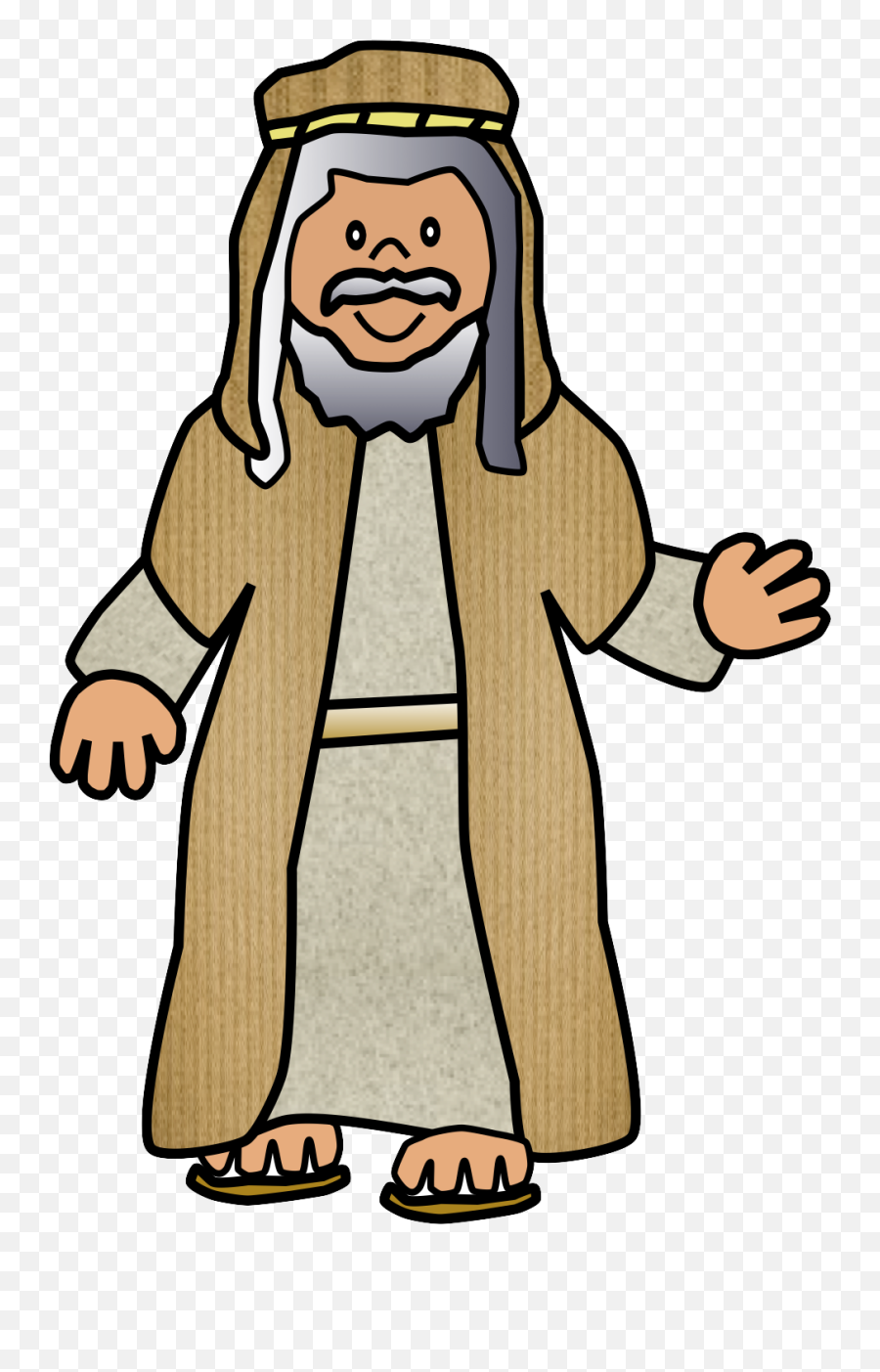 Rabbi Clipart Ancient Israelites Rabbi - Bible Characters Clipart Emoji,Rabbi Emoji