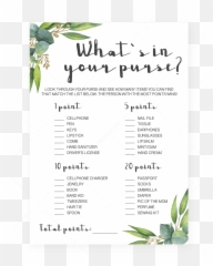 Green Baby Shower Game Whats In Your - Printable Baby Prediction Game Emoji,10 And Umbrella Emoji