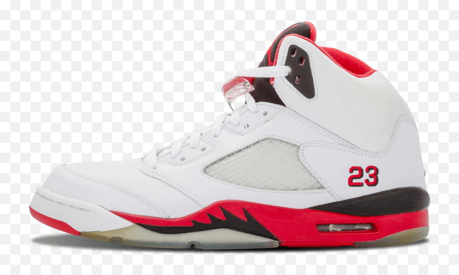 Air Jordan 5 Red - Shoe Emoji,Air Jordan Emoji