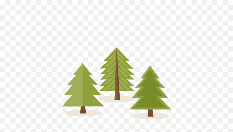 Three Pine Trees Clip Art At Clker Vector Clip Art - Vector Pine Tree Png Emoji,Pine Tree Emoji