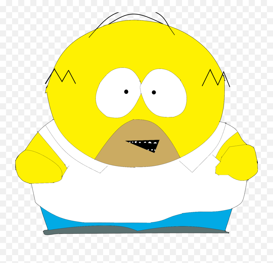 Homer In South Park Style - Cartoon Emoji,Xx Emoticon