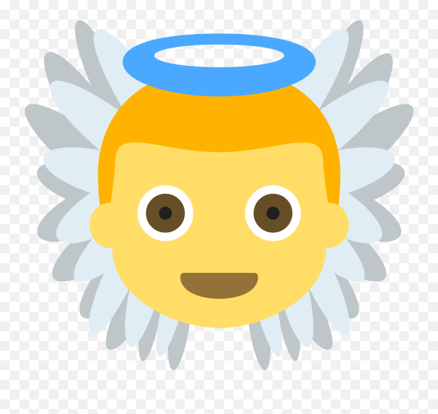 Emojione 1f47c - Emoji One Angel,Sunflower Emoji