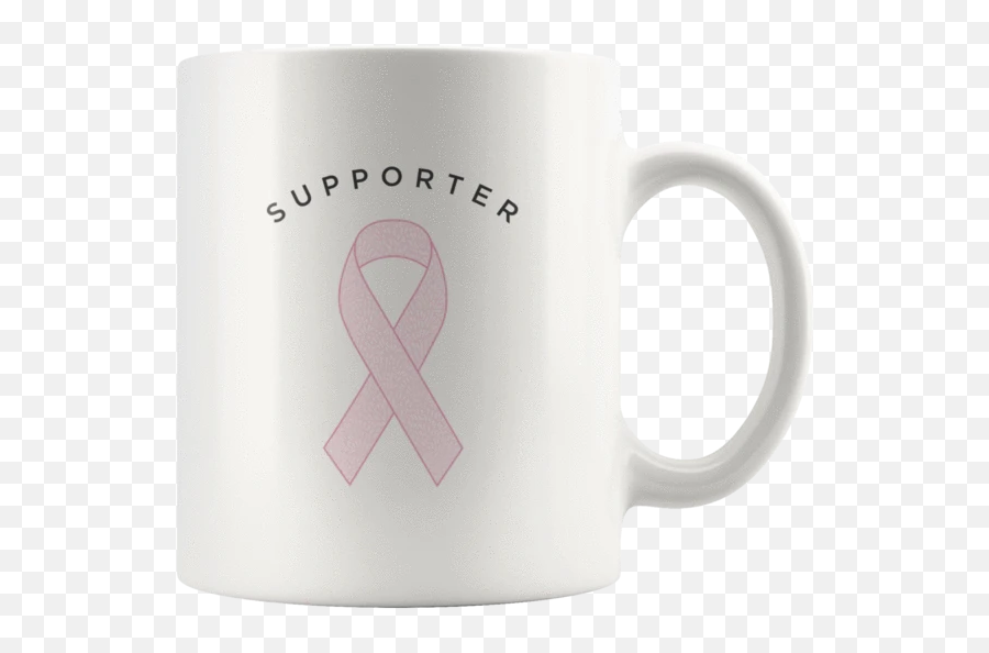 Mugs Cups For A Cause - Mug Emoji,Pink Ribbon Emoji