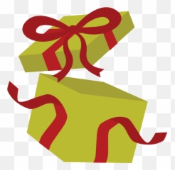 Clipart Present Svg Transparent - Open Christmas Emoji