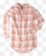Buffalo Plaid Woven Sleep Night Shirt - Blouse Emoji
