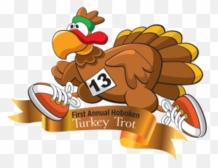 Hoboken Turkey Trot - Running Clipart Full Annual Emoji