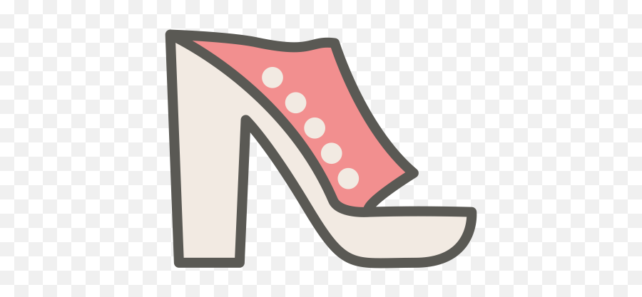 Mule Icon - Basic Pump Emoji,High Heel Emoji