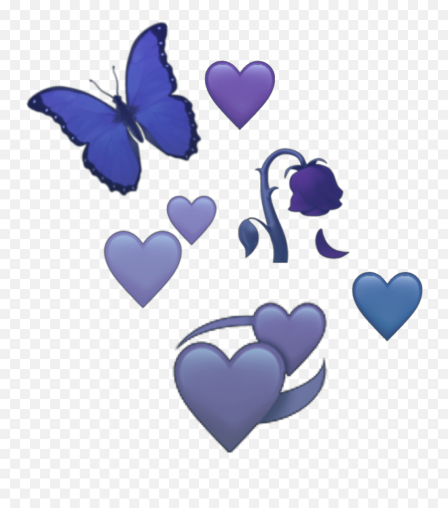 Iphoneemoji Emoji Emojis Pastelgoth - Heart,Butterfly Emoji Iphone