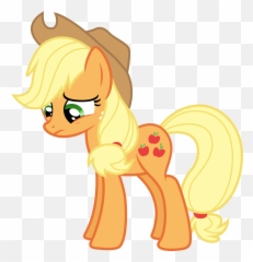 Which Pony Would Be Most Likely To Swear - My Little Pony Sad Applejack Emoji,Swearing Emoji