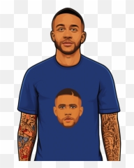 Memphis Emoji Depay - Illustration,Jersey Emoji