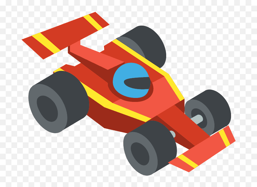 Racing Car Emoji Clipart - Race Car Clipart Png,Car Emoji