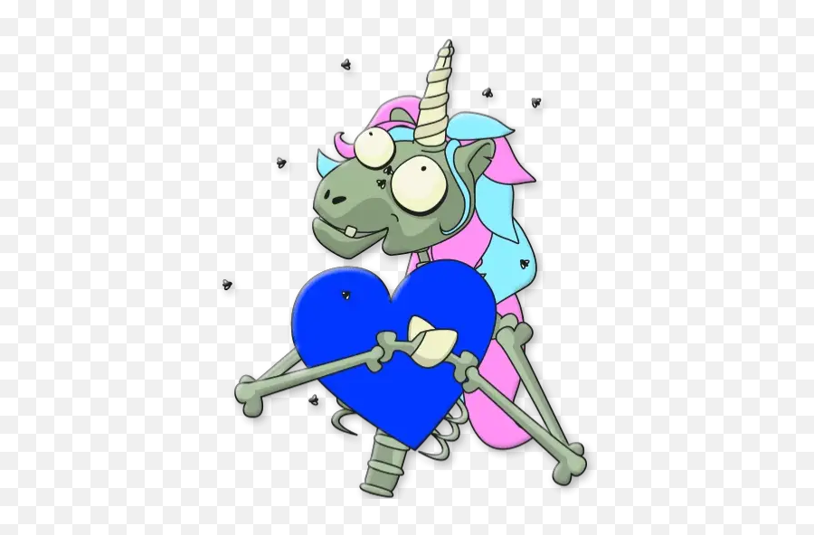 Zombie Unicorn Stickers For Whatsapp - Plastic Gif Emoji,Zombie Emoji
