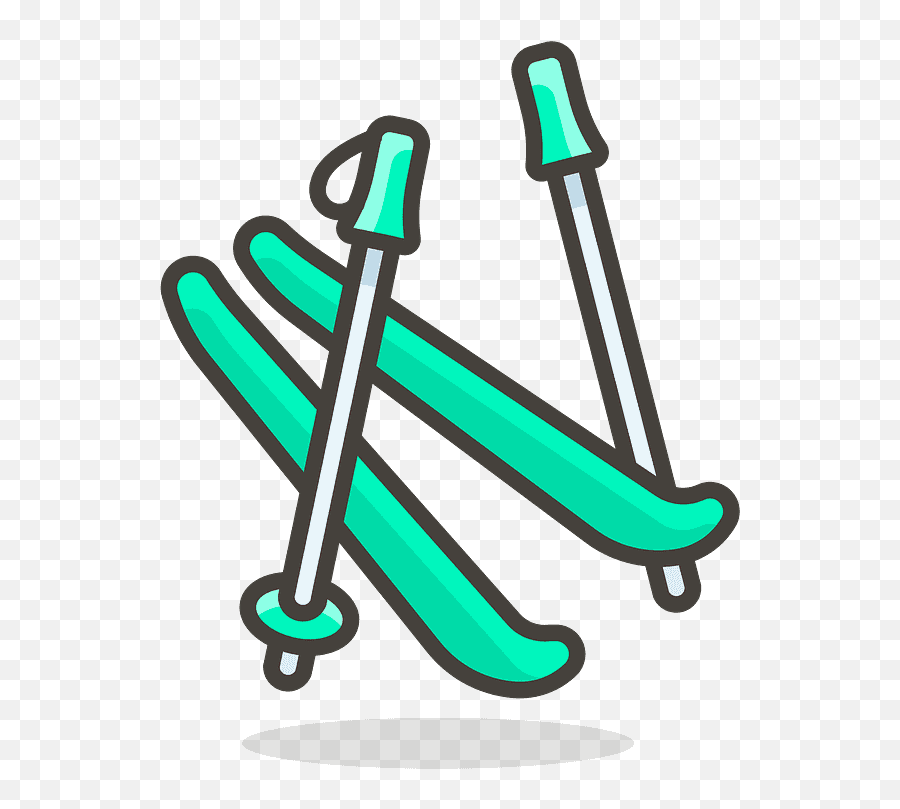 Skis Emoji Clipart - Esquis Icono,Ski Emoji