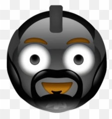 Telegram Sticker 2 from collection Black emoji ios - Happy