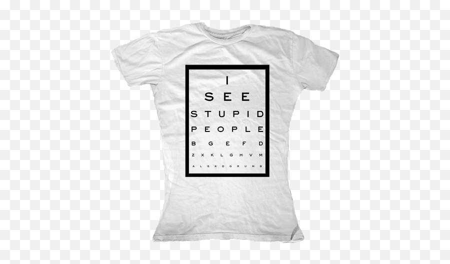 I See Stupid People T - Shirt Short Sleeve Emoji,Gypsy Emoji