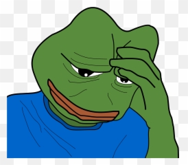 Pepe Meme Facepalm Png Download - The Frog Emoji