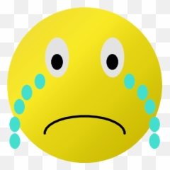 Crying Face Clipart - Art Emoji