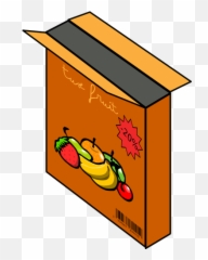 Vetor De Cereais Com Caixa Frutas - Clipart Cereal Box Emoji