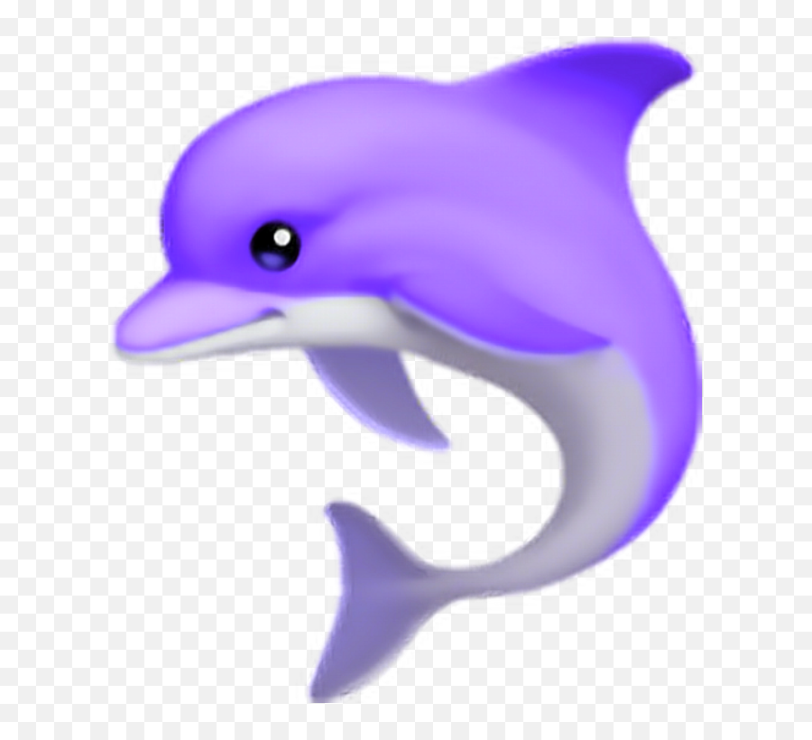 Purple Dolphin Emoji Cute Tumblr Aesthetic - Dolphin Emoji,Dolphin Emoji