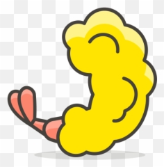 Fried Shrimp Free Icon Of 780 Free Vector Emoji - Udang Goreng Vector Png,Shrimp Emoji