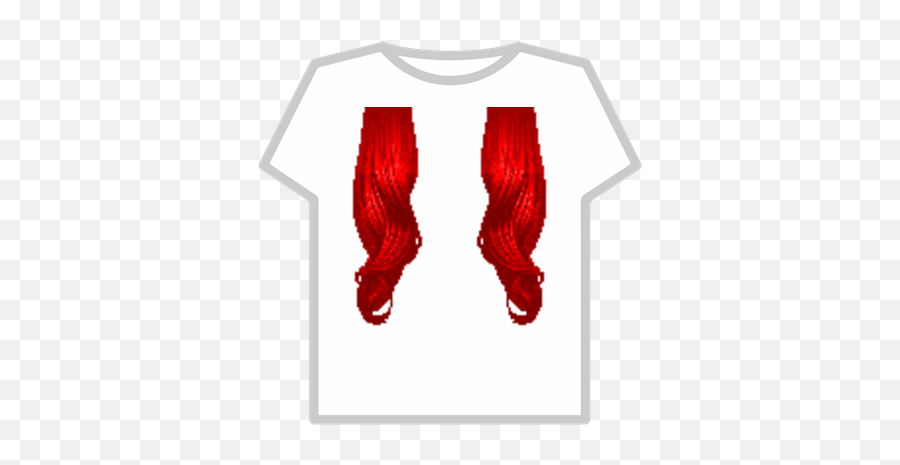 Red Curly Hair - Red And Black Hair Roblox Emoji,Curly Hair Emoji