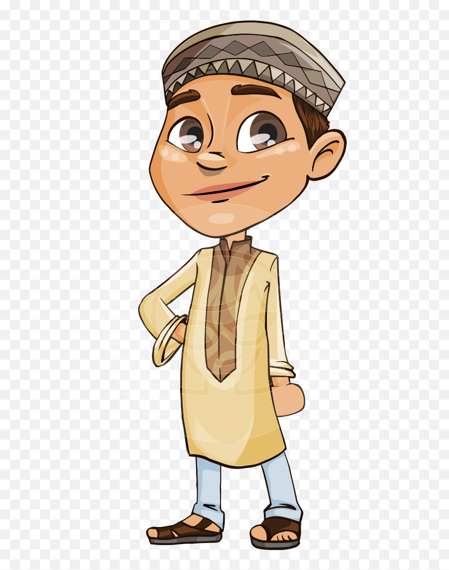 Confused Face Boy Vector Png Picture - Arabic Boy Png Emoji,Arab Emoji