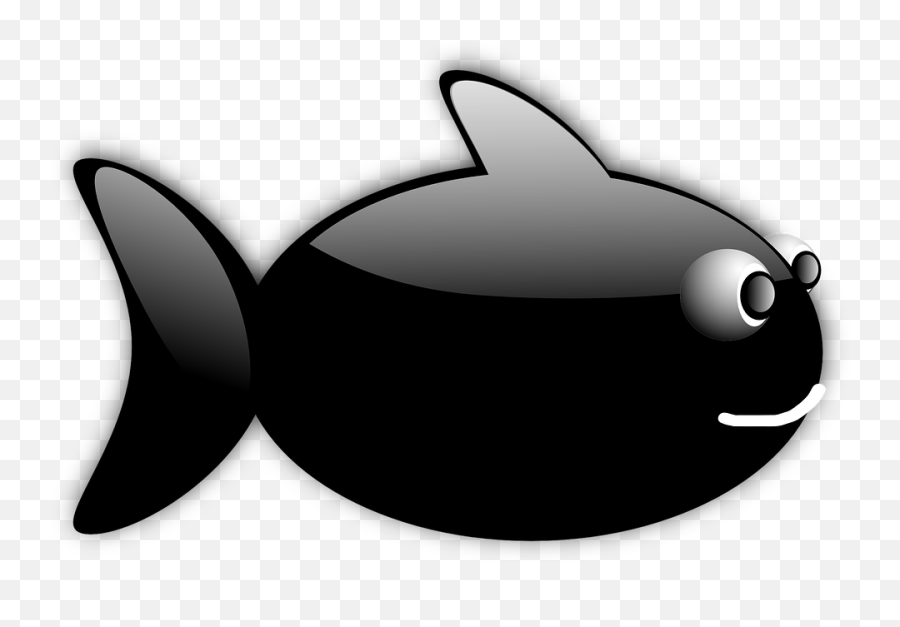 Free Cartoon Fish Fish Vectors - Transparent Background Fish Images Cartoon Emoji,Whale Emoticon