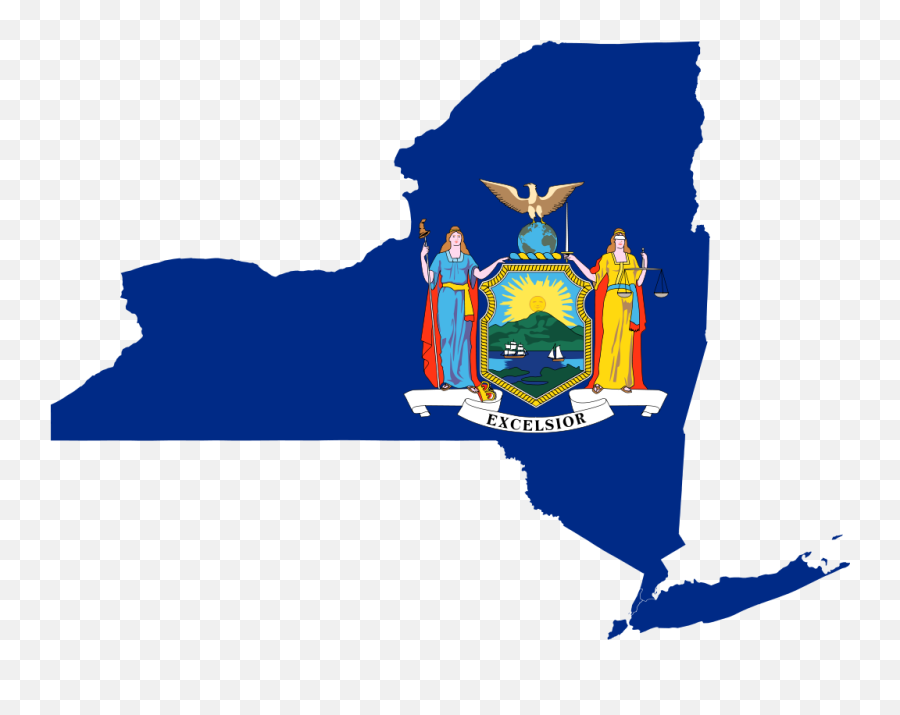 Flag - New York State Flag Map Emoji,New York Flag Emoji