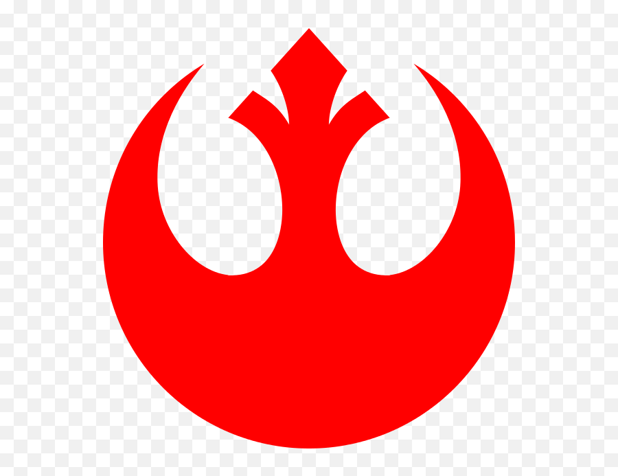 La Resistencia - Rebel Alliance Symbol Red Emoji,Star Wars Emoticon