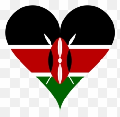 Free Spear Warrior Images - Kenya Flag Round Emoji