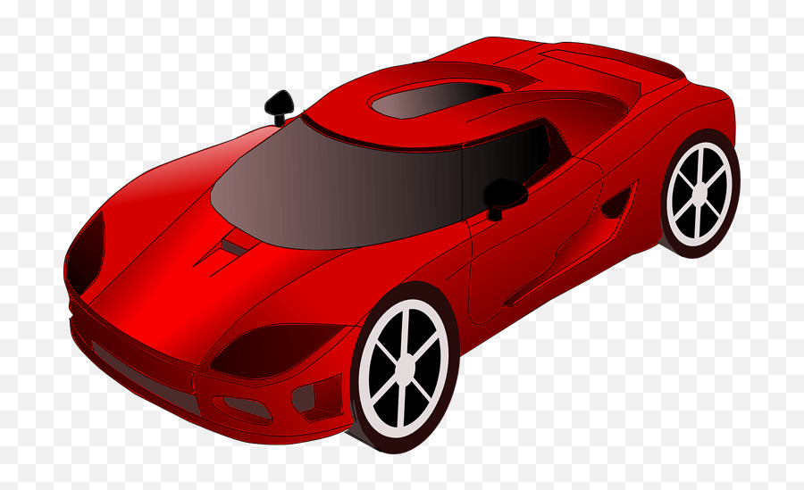 3d Racing Car Png Clipart Transparent - Sport Car Free Clip Art Emoji,Sports Car Emoji