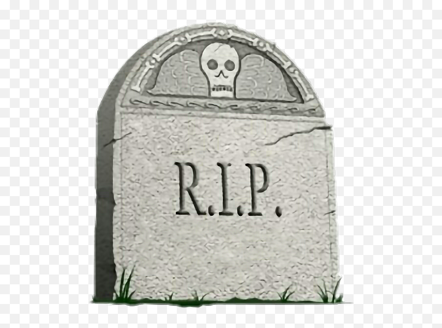 Rip Dead Grave Gravestone Tombstone - Headstone Transparent Emoji,Gravestone Emoji