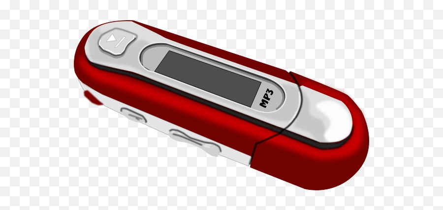 Vector Image Of A Red Mp3 Player - Old Style Mp3 Players Emoji,How To Get Emojis On Ipod Touch