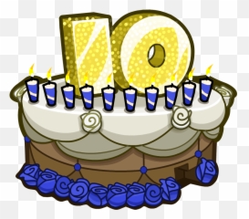 Happy 10th Anniversary To Forum - Birthday Cake Emoji
