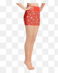 Short Pants With A Small Inner Pocket - Yoga Emoji