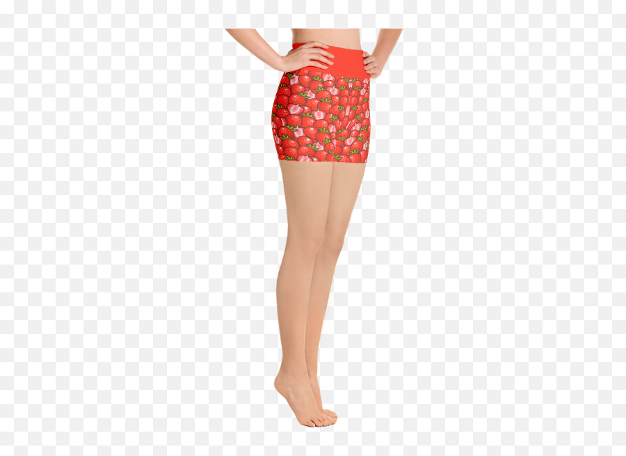 Short Pants With A Small Inner Pocket - Yoga Pants Emoji,Peach Emoji Shorts