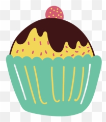 Dessert Cupcake Sweet - Dessert Emoji,Emoji Cupcakes