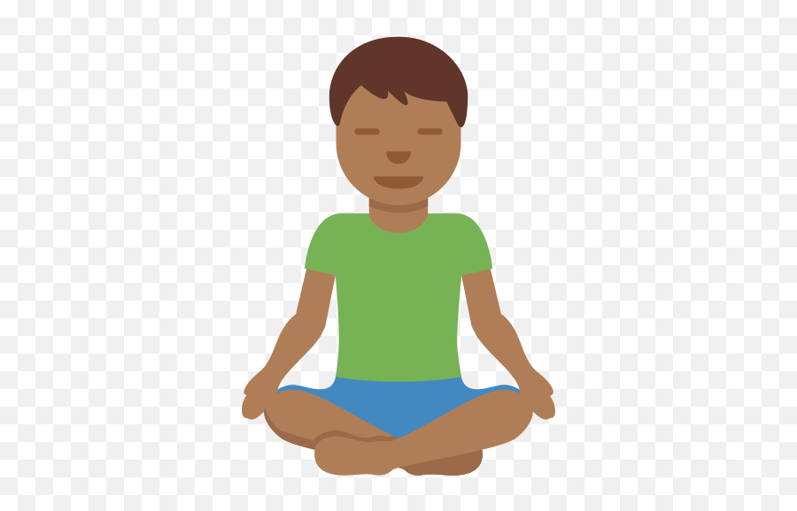 Medium - Sitting Emoji,Meditation Emoji