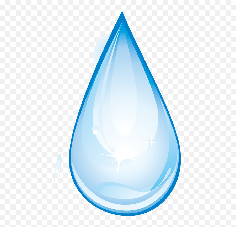 Transparent Drop Of Water Clipart - Drop Emoji,Droplet Emoji