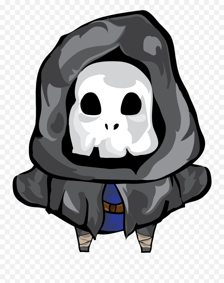 Characters Death Game Art Game Assets Grim Reaper - Icon Game Emoji,Skull Emoticon