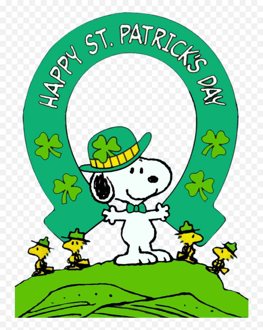 Stpatricksday Snoopy Woodstock - Sticker By Das Mia St Patricks Day Wallpaper Snoopy Emoji,St Patrick's Day Emoji Art