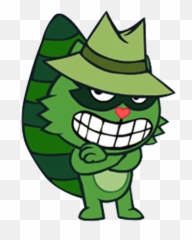 10 Friends Clipart - Happy Tree Shifty Emoji