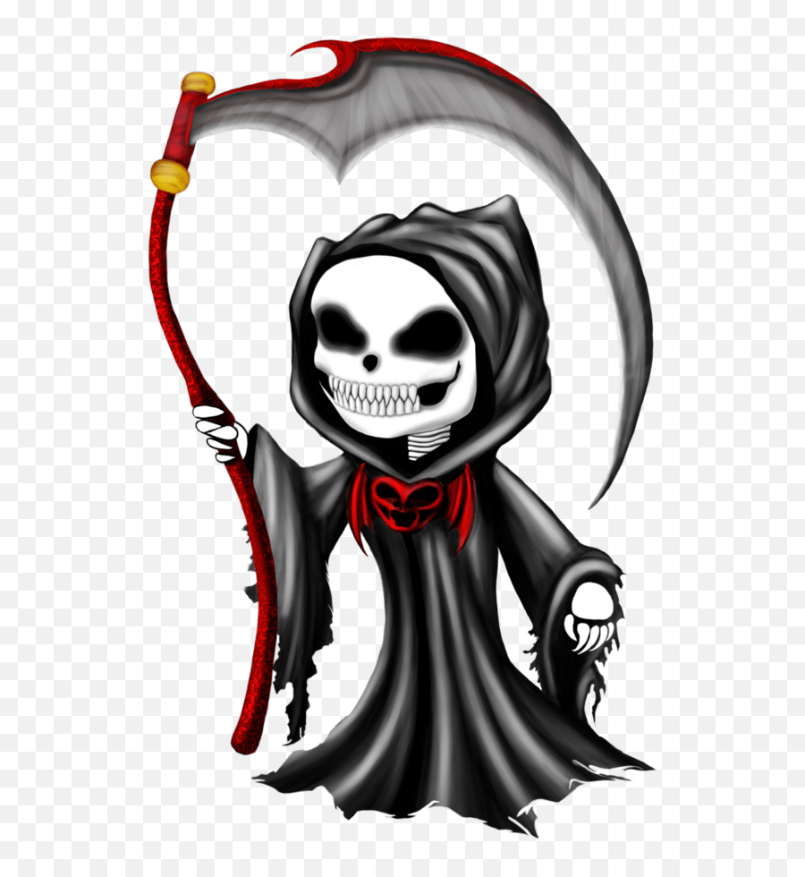 Santa Muerte Death Saint On Flyclipartcom - Grim Reaper Emoji,Santa Emoticon Facebook