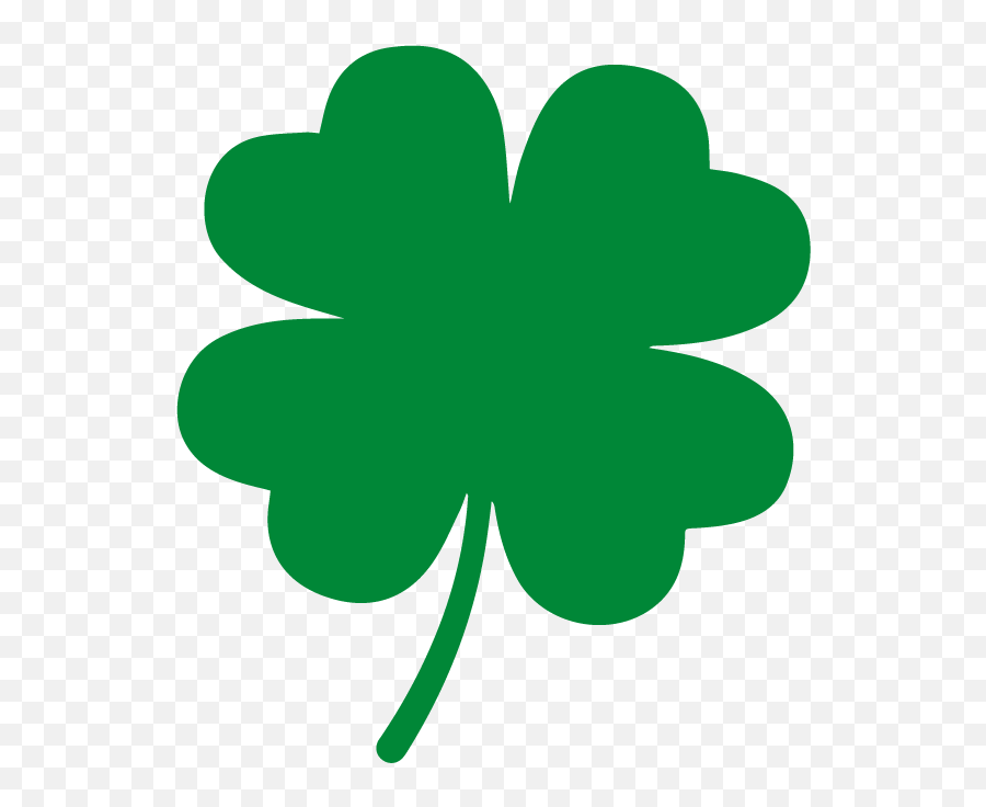 Get Lucky With Our - 4 Clover Clipart Full Size Clipart Clover Emoji,Shamrock Emoji