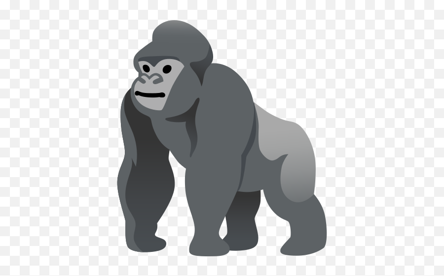 Gorilla Emoji - Google Emojis 2020 Animals,Gorilla Emoji